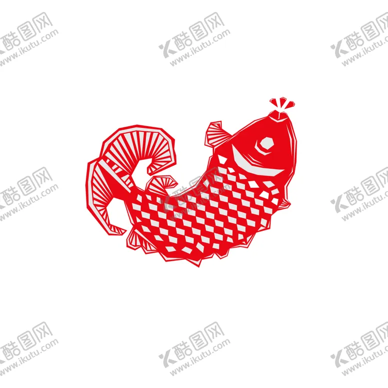 编号：66887304161915014339【酷图网】源文件下载-剪纸鱼