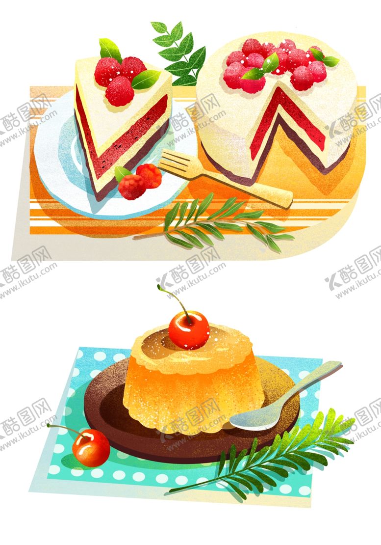 编号：82877005120153134428【酷图网】源文件下载-手绘美食海报图片