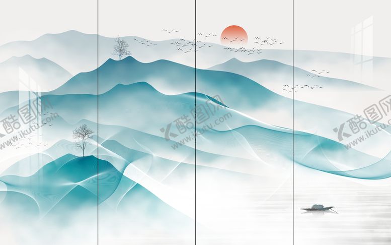 编号：81467509291837306387【酷图网】源文件下载-背景墙 挂画装饰画 客厅 卧室
