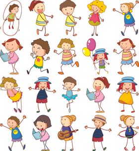 卡通儿童集合
