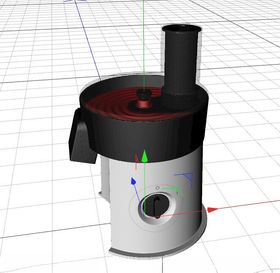 C4D模型榨汁机