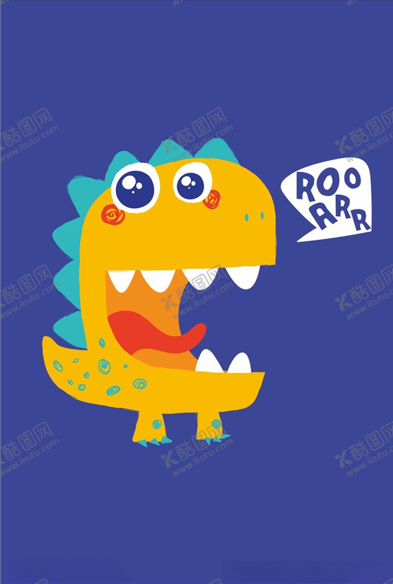 编号：10706907070740474770【酷图网】源文件下载-卡通恐龙