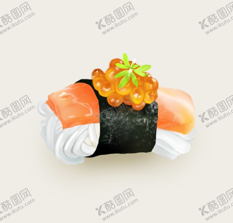 编号：39193901130150315506【酷图网】源文件下载-美食寿司插画