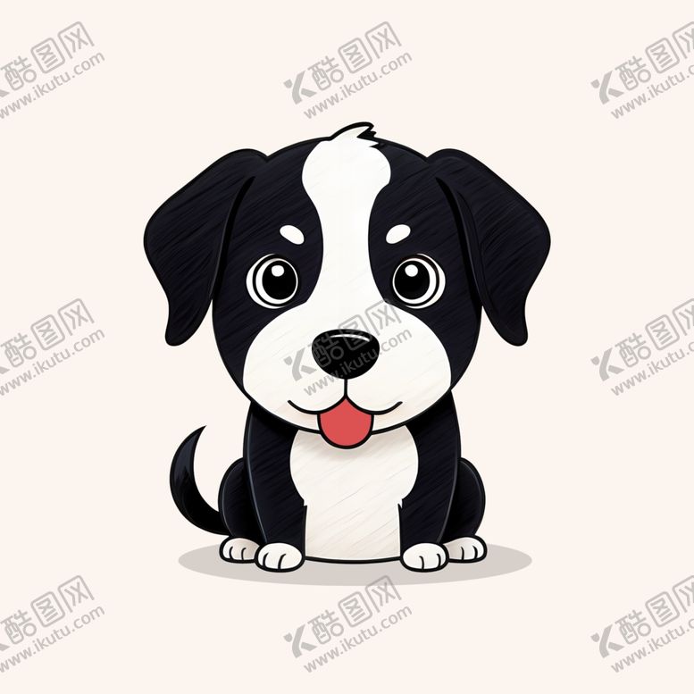 编号：99973802250431154333【酷图网】源文件下载-手绘卡通小黑