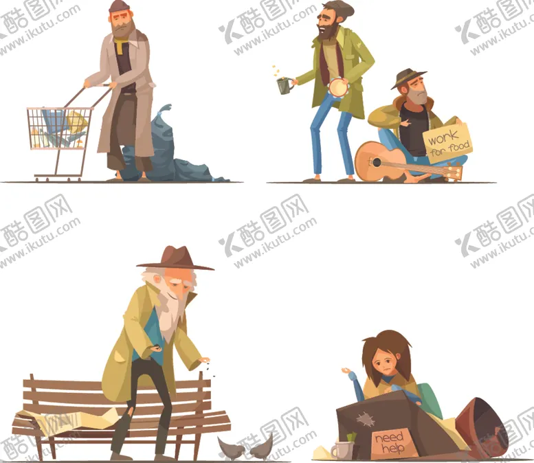编号：58766801261201291690【酷图网】源文件下载-人物插画  