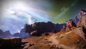 彩色动漫风景插画背景