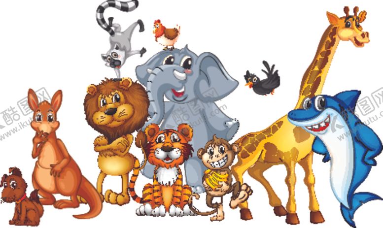 编号：77113409212131238901【酷图网】源文件下载-矢量动物素材