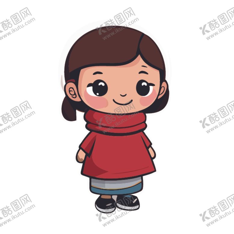 编号：93083502160526331718【酷图网】源文件下载-小女孩女生儿童小学生女性卡通