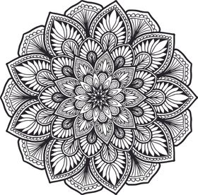 曼陀罗花纹
