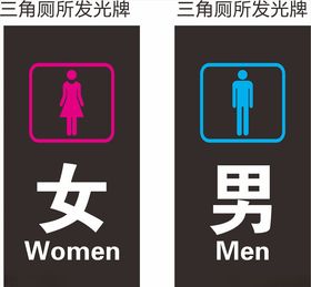 发光厕所牌