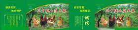 土鸡手提袋展开平面图