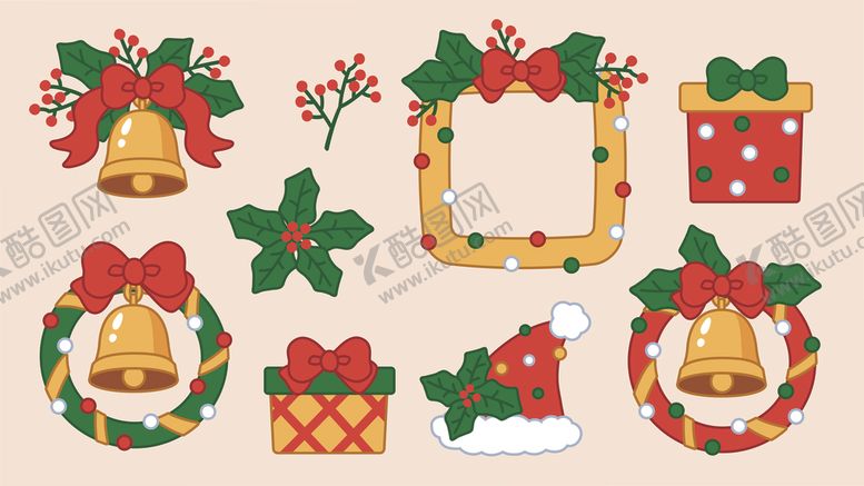 编号：56602604041037287801【酷图网】源文件下载-圣诞背景图案