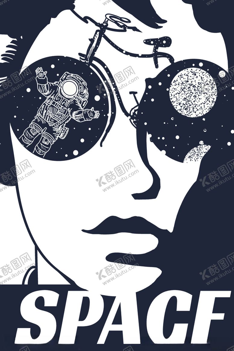 编号：30332006151521125982【酷图网】源文件下载-space插画人物