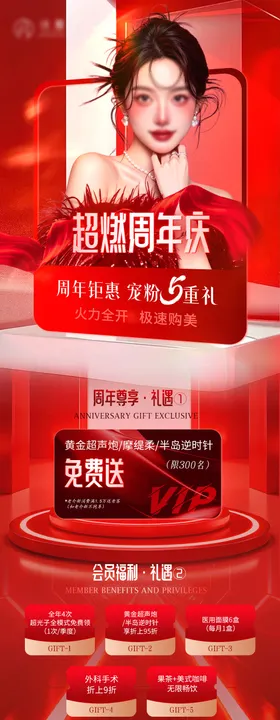 医美卡项活动价格政策套餐周年庆单项