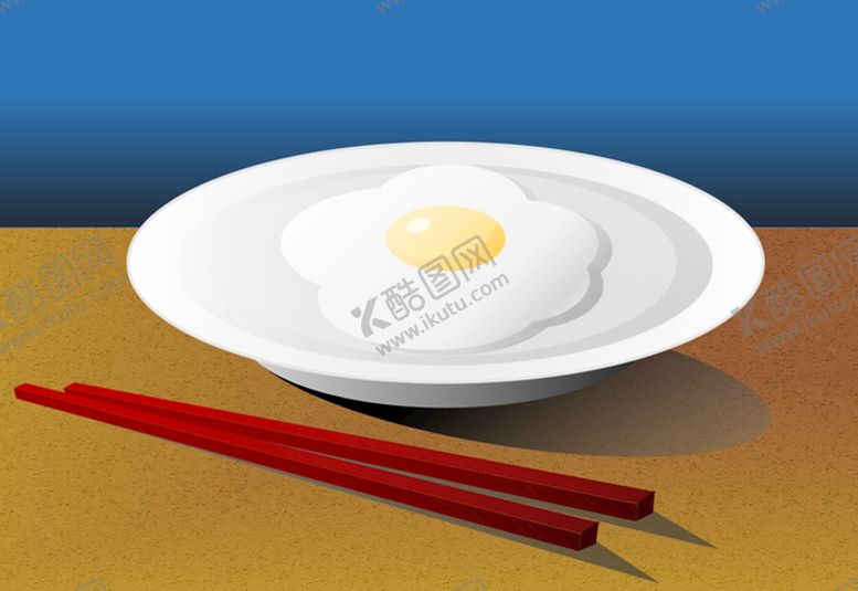 编号：43676301232354205455【酷图网】源文件下载-PPT手绘幻灯片分层鸡蛋碗筷