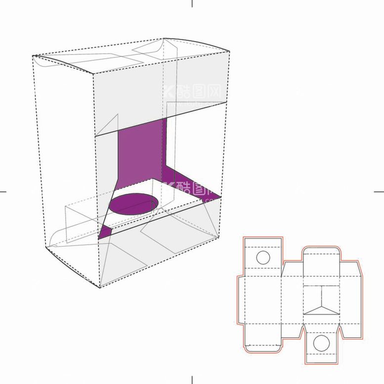 编号：13214312022101238422【酷图网】源文件下载-礼盒刀盒子立面展开图
