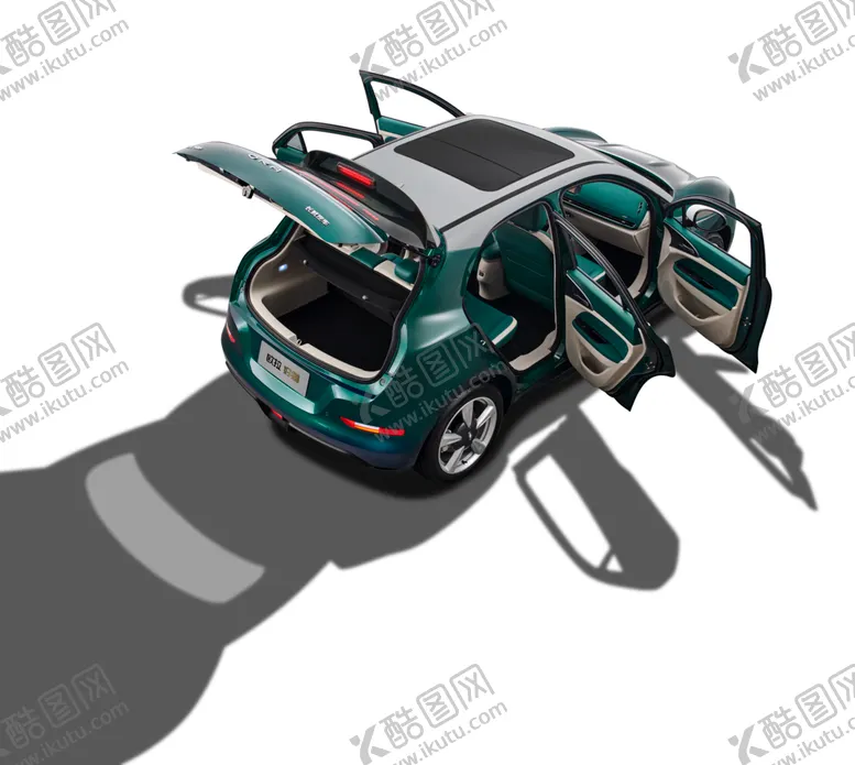 编号：29641304152251407635【酷图网】源文件下载-车模型展开图