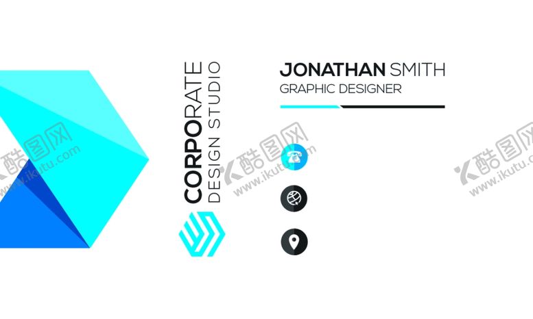 编号：99609609250107474174【酷图网】源文件下载-名片模板图片