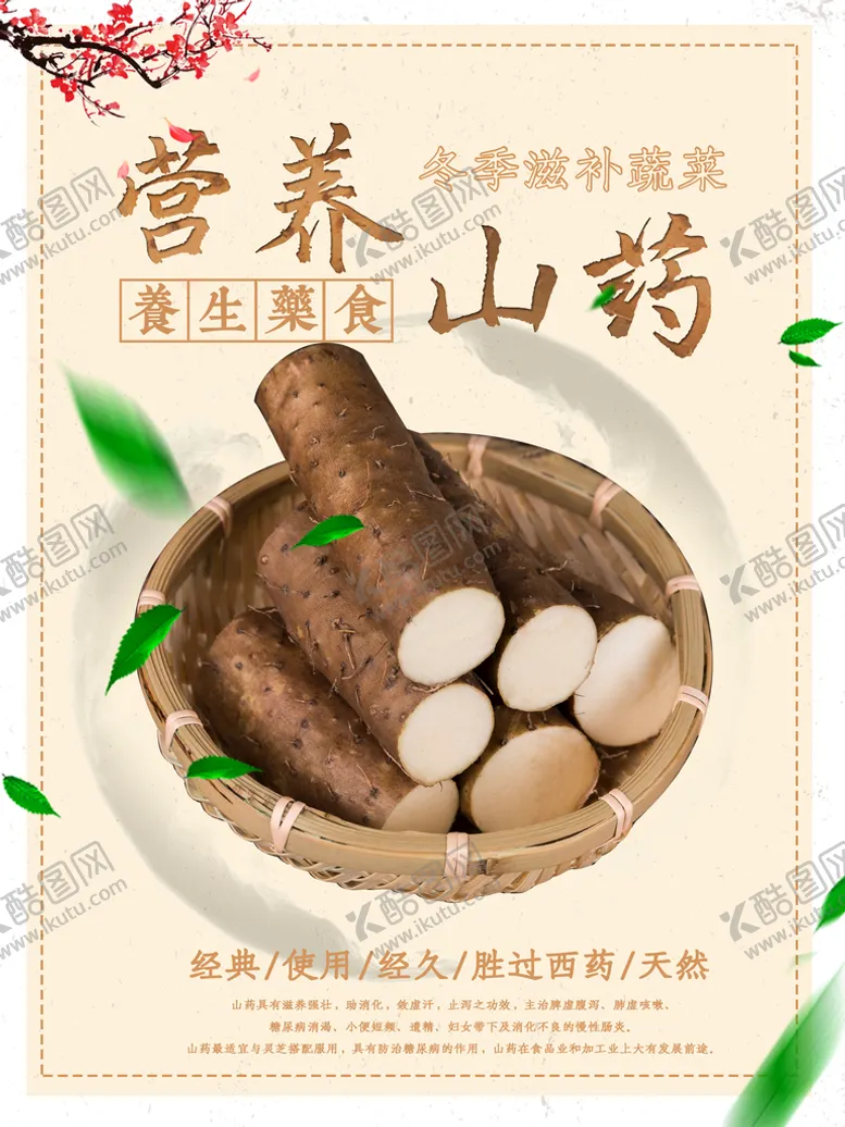 编号：59247309151937307684【酷图网】源文件下载-山药中草药中医