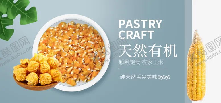 编号：33153106270442492072【酷图网】源文件下载-天然玉米爆米花