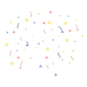手绘节日庆祝彩带下载