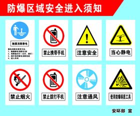 防爆区域安全标识