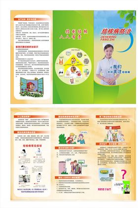 结核病防治折页图片
