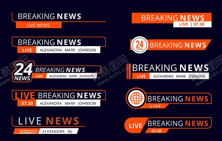 编号：22408210030100487565【酷图网】源文件下载-新闻标题