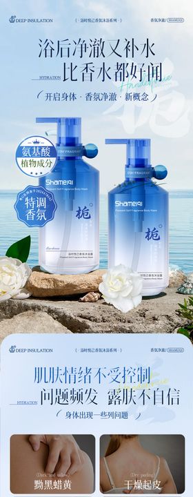 香氛沐浴露宣传图