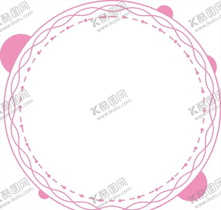 编号：43160411012029194408【酷图网】源文件下载-粉色边框星球圆形