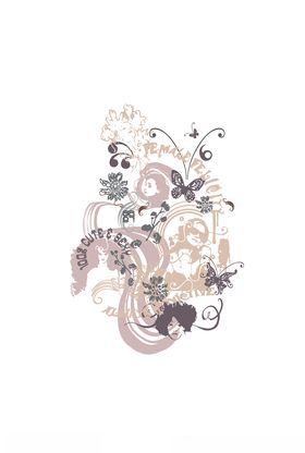 女装人物印花
