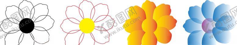 编号：63913305101907426189【酷图网】源文件下载-可编辑矢量花朵元素