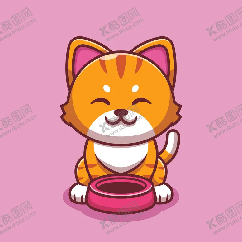 编号：34520504161727554071【酷图网】源文件下载-猫卡通动物