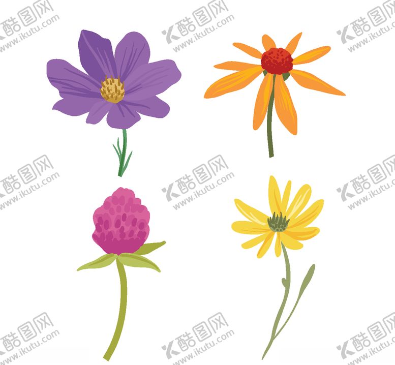 编号：27336009300126351428【酷图网】源文件下载-手绘花