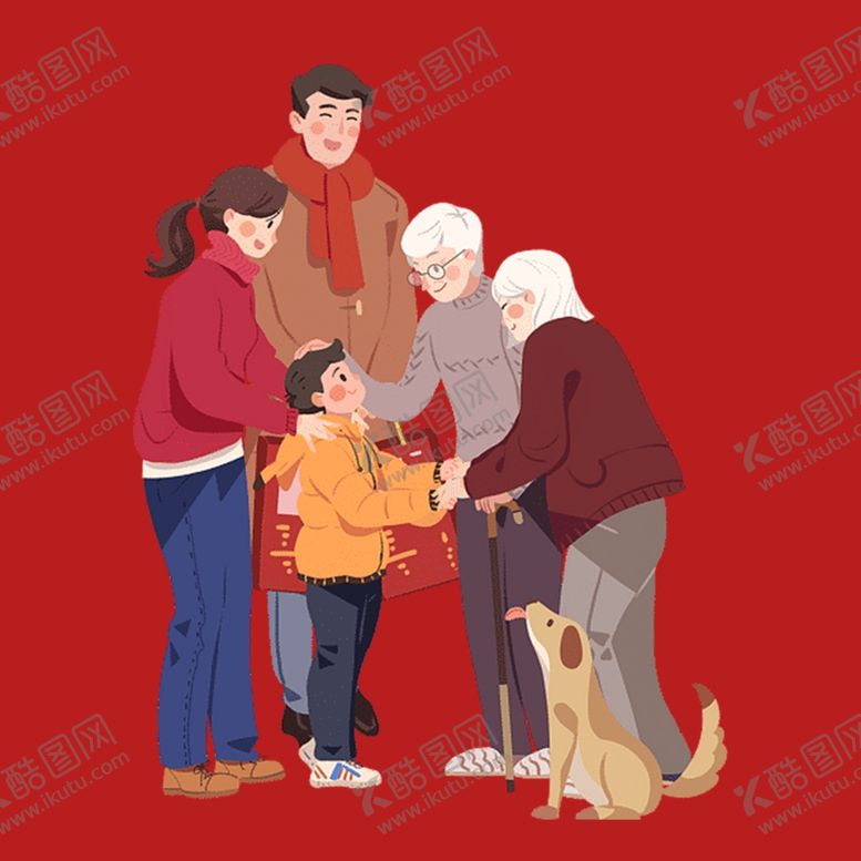 编号：31601902191546185457【酷图网】源文件下载-幸福家庭人物