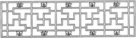 镂空花图案设计古典边喷漆