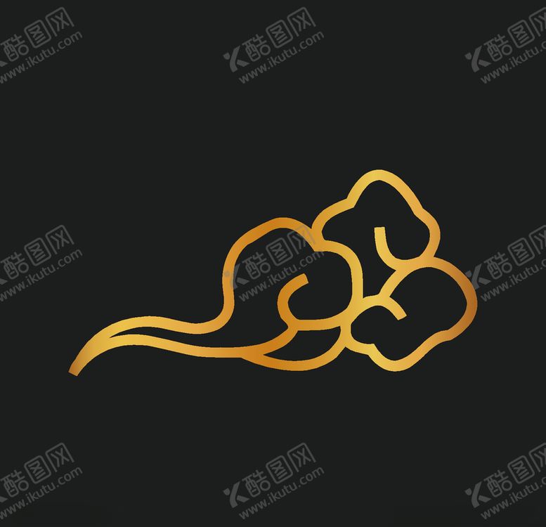 编号：68392505160346067573【酷图网】源文件下载-矢量云纹古典祥云