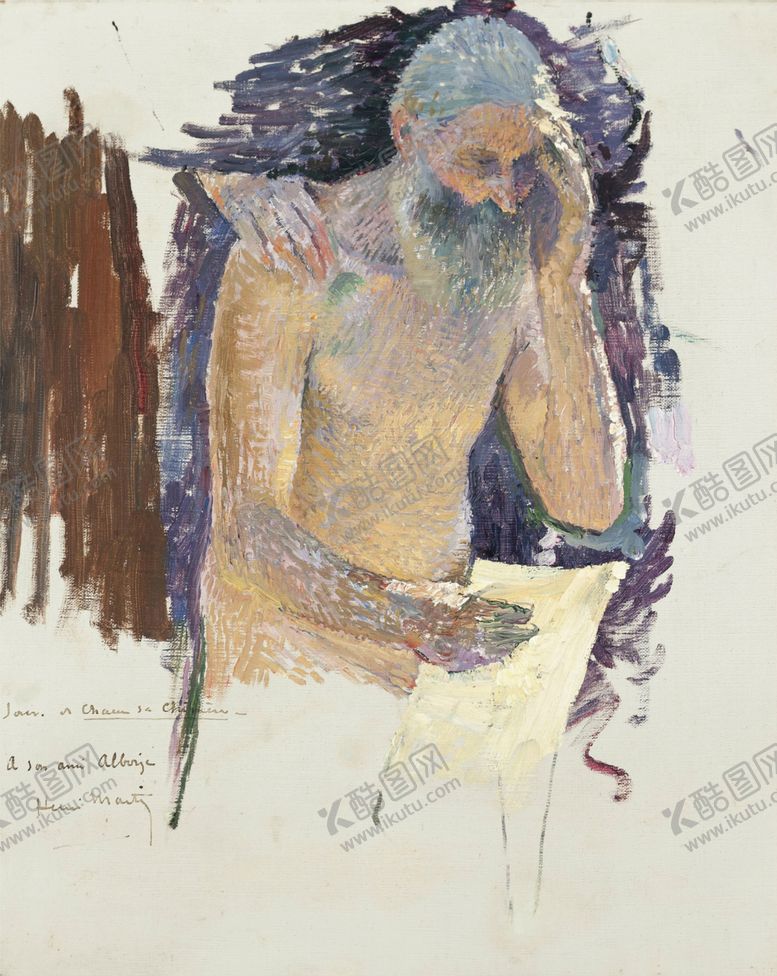 编号：63226610071036135606【酷图网】源文件下载-印象派人物油画