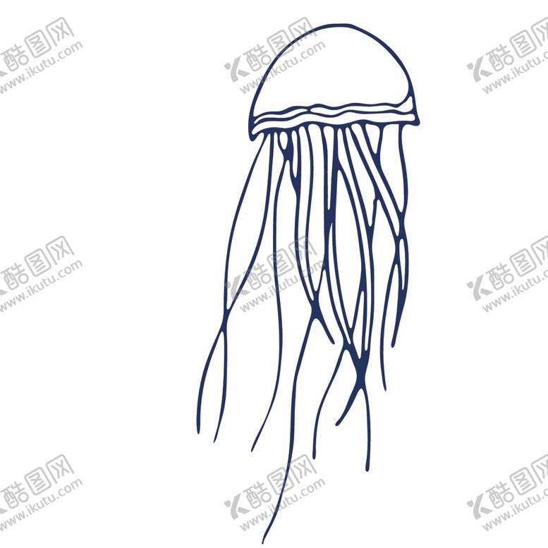 编号：19699805180104479439【酷图网】源文件下载-手绘海洋生物