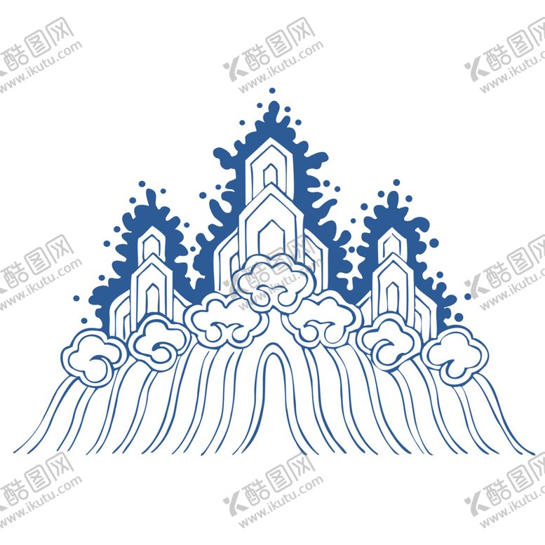 编号：88951204070508141198【酷图网】源文件下载-古代官员官服纹样PNG底纹