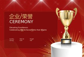 企业荣誉奖杯