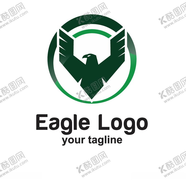 编号：92236909191118452169【酷图网】源文件下载-标志设计老鹰标志