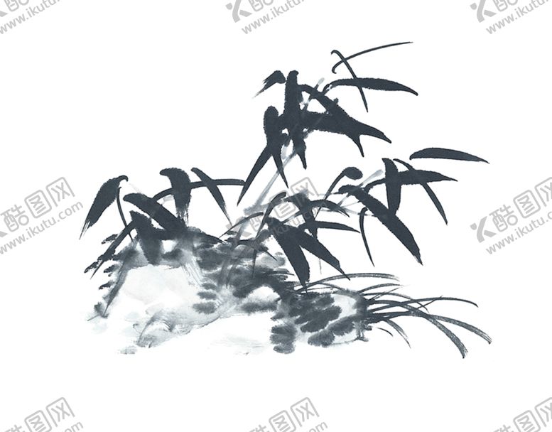 编号：43837406280656219003【酷图网】源文件下载-水墨竹子
