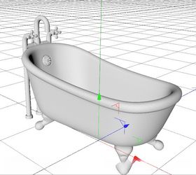 C4D模型浴缸