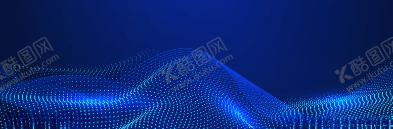 编号：17380505151249479450【酷图网】源文件下载-粒子科技背景