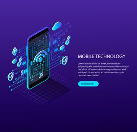 等距视角手机素材