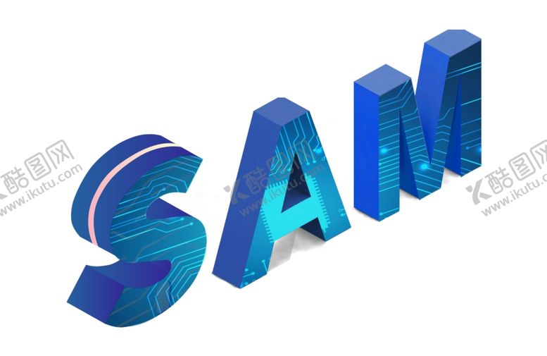 编号：83795310241421475890【酷图网】源文件下载-SAM立体字母