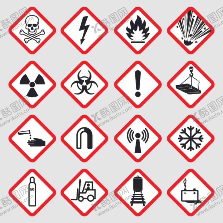 编号：86261910022135136881【酷图网】源文件下载-安全警告图标