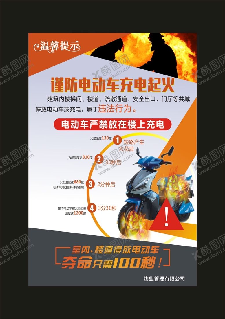 编号：94409111131032297229【酷图网】源文件下载-严禁电动车上楼充电