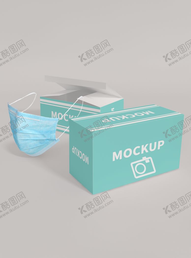 编号：87674810311954521713【酷图网】源文件下载-口罩包装样机